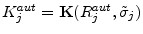  K_{j}^{aut}=\mathbf{K}(R_{j}^{aut},\tilde{\sigma}_{j})