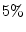  5\%
