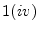  1(iv)