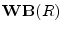  \mathbf{WB}(R)