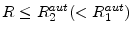  R\leq R_{2}^{aut}(<R_{1}^{aut})