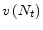  v\left( N_{t}\right) 