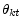 \theta_{kt}