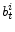  b_{t}^{i}