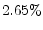  2.65\%