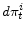  d\pi_{t}^{i}