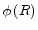  \phi \left( R\right) 