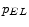 \displaystyle p_{EL}