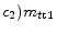 c_{2})m_{t{\rm t}1}