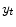 y_{t}
