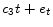 c_{3}t+e_{t }