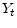 Y_{t}