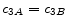 c_{3A}=c_{3B}