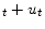 _{t}+u_{t}