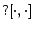  ?[\cdot ,\cdot ]