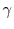  \ensuremath{\gamma}