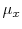  \mu_x