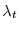  \ensuremath{\lambda}_t