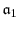 \displaystyle \ensuremath{\mathfrak{a}}_1