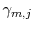  \gamma_{m,j}