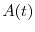 \displaystyle A(t)