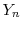  \ensuremath{Y}_n