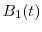 \displaystyle B_1(t)
