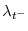  \ensuremath{\lambda}_{t^-}