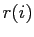 $ r(i)$