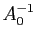 $ A_{0}^{-1}$