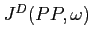 $ J^D(PP,\omega)$