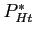 $P_{Ht}^{\ast }$