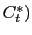 $ C_{t}^{\ast})$