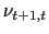 $ \nu_{t+1,t}$