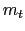 $\displaystyle m_{t}$