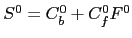 $ S^{0}=C^{0}_{b}+C^{0}_{f} F^{0}$