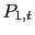 $ P_{1,t}$