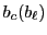 $ b_{c}(b_{\ell})$