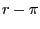 $ r-\pi$