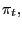 $ \pi_{t},$