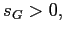 $ s_{G}>0,$