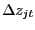 $ \Delta z_{jt}$