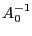 $ A_{0}^{-1}$
