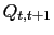 $ Q_{t,t+1}$