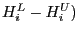 $ H_{i}^{L}-H_{i}^{U})$