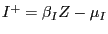 $ I^{+}=\beta_{I}Z-\mu_{I}$