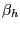 $ \beta_{h} $