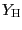 $\displaystyle Y_{\text{\textsc{H}}}$