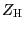 $ Z_{\text{\textsc{H}}}$