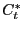 $ C_{t}^{\ast}$